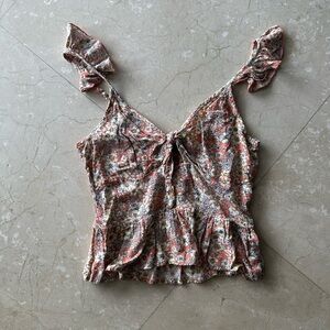 Patrons of Peace floral top